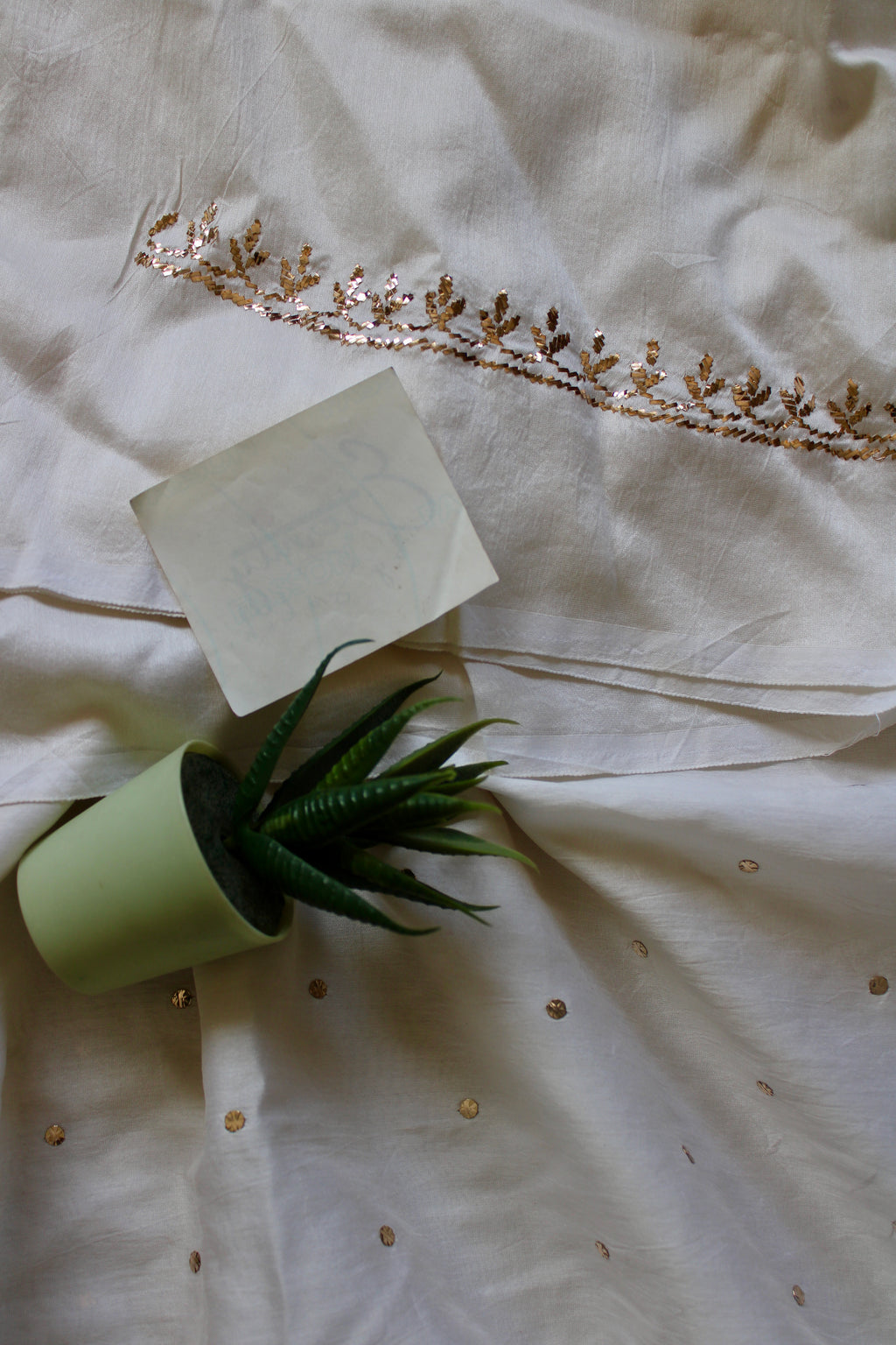 Lucknowi Handcrafted Chanderi Unstitched Mens Kurta Fabric 04