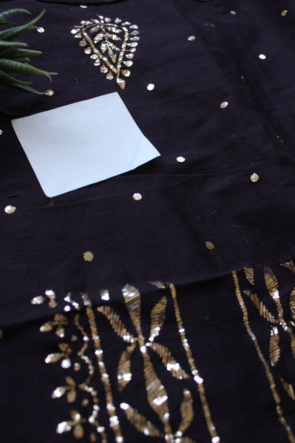 Lucknowi Handcrafted Chanderi Unstitched Mens Kurta Fabric 03