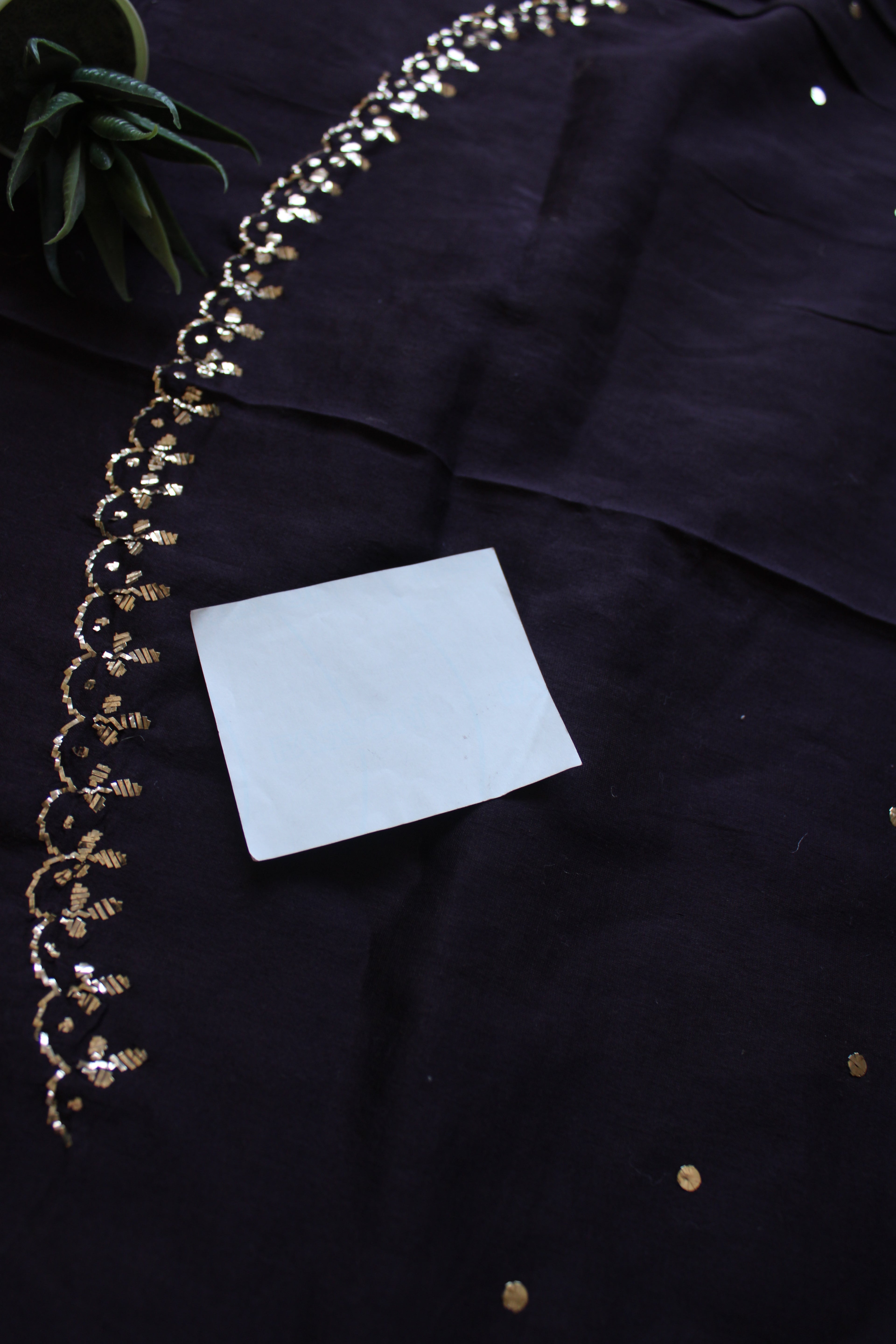 Lucknowi Handcrafted Chanderi Unstitched Mens Kurta Fabric 03