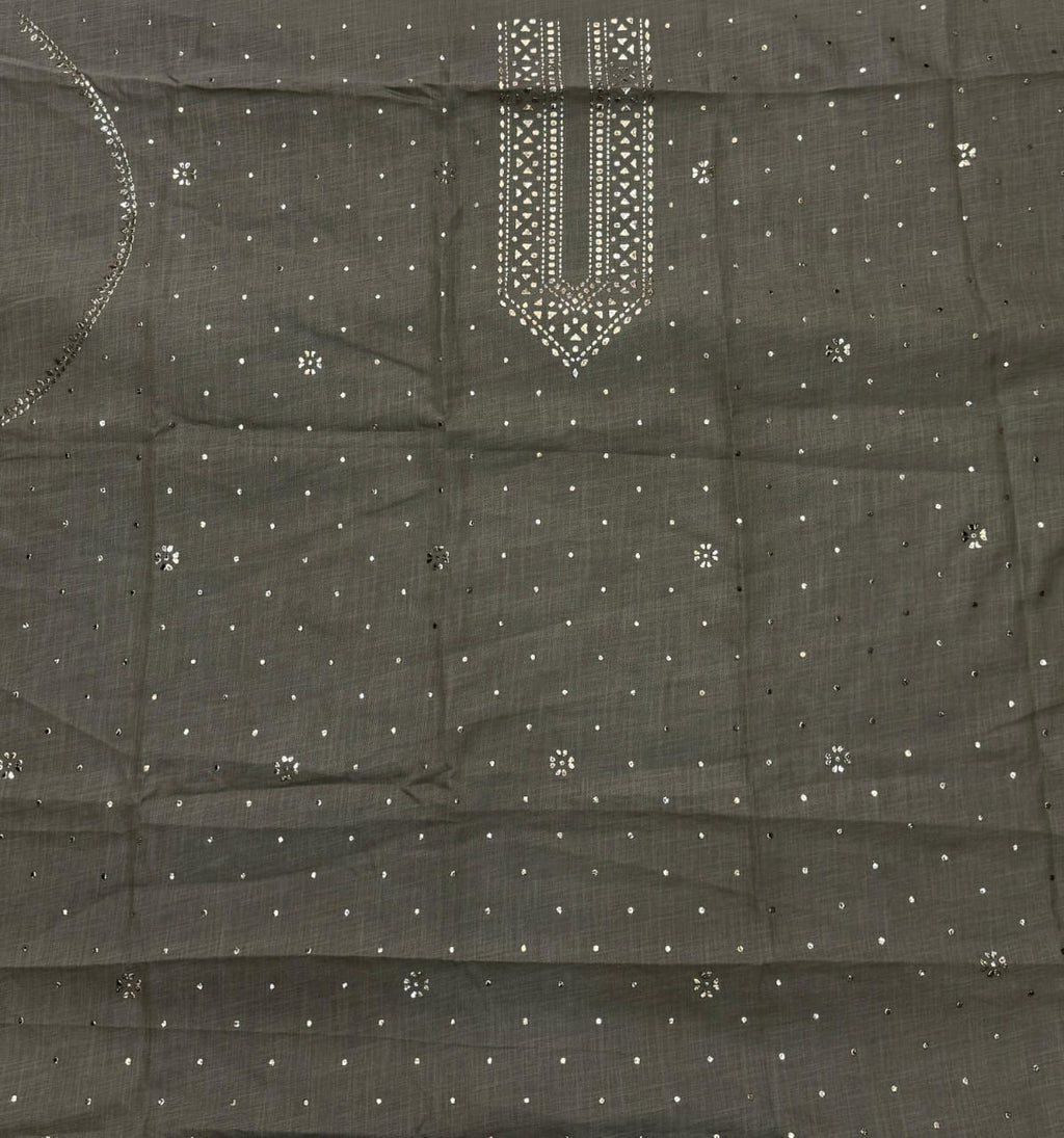 Linen Pista Green Kurta Fabric