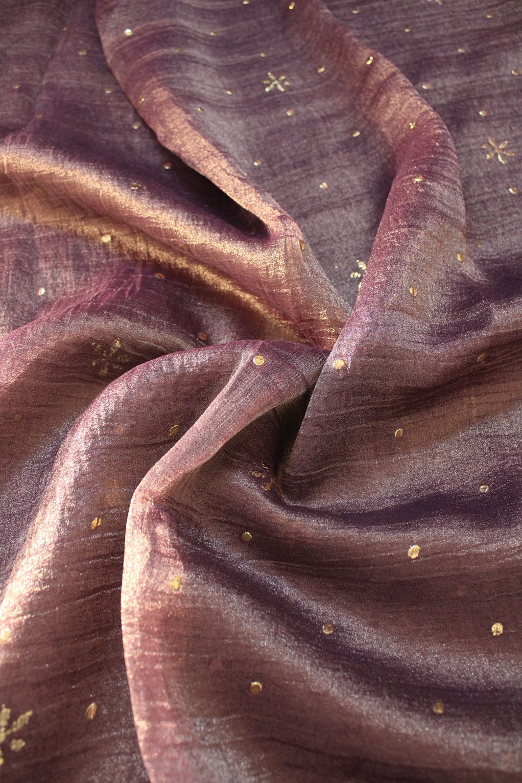 Purple Crush Tissue Kurta Fabric